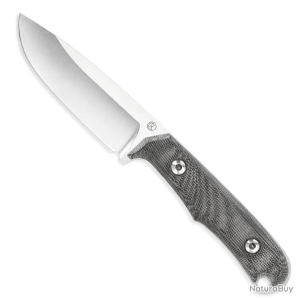 Backpacker Drop Point Micarta Black - Chris Reeve