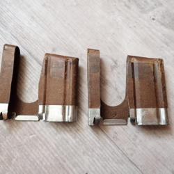 Lot 2 lames Clips pour cartouches pour fusil suisse Rubin Schmidt GP11 - K11 - K31, 1889- Chargement