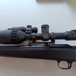 Lunette pulsar digex c50 infrarouge avec mon montage blaser