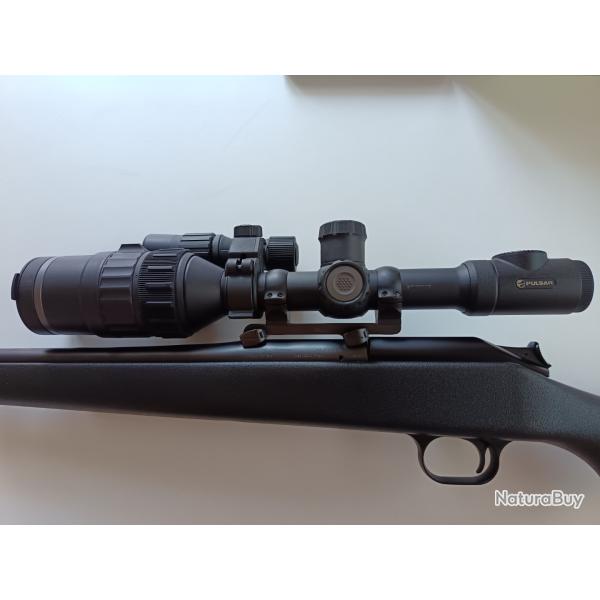 Lunette pulsar digex c50 infrarouge avec mon montage blaser