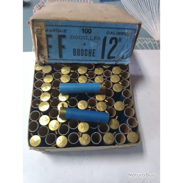 boite de douilles cal 12mm a broche