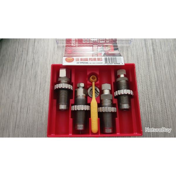 LEE PRECISION DELUXE PISTOL 4-DIE SET CAL. .44 SPECIAL / .44 MAGNUM