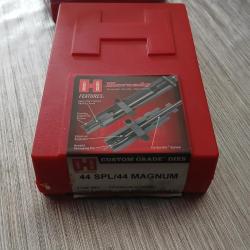 Jeu de 3 outils Cal.44 SPECIAL/44 MAG HORNADY+Redding Taper Crimp Die - 44 Special / 44 Magnum