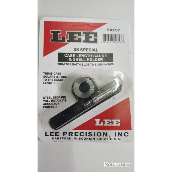 LEE CASE LENGTH GAUGE+SHELL PRIME 38 SP ref 90157