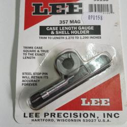 LEE CASE LENGTH GAUGE+SHELL PRIME 357 magnum ref 90158