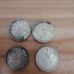 Pi&egrave;ce repro lot de 4 x 5 reichsmark