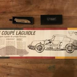 Couteau pliant de collection  Le Coup&eacute; Porsche &eacute;dition limit&eacute;e - Laguiole en Aubrac