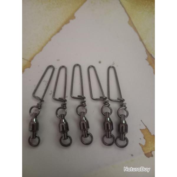 5 �merillons Silure Mont�s sur roulements � billes 180lbs