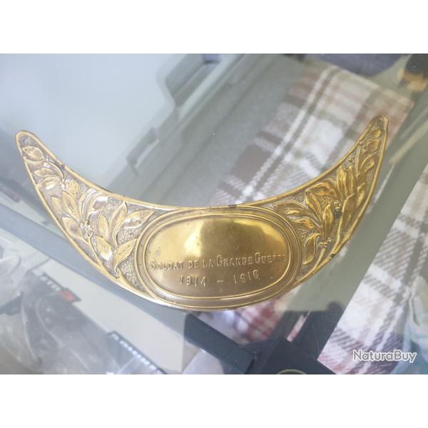 PLAQUE CASQUE WW1 WW2