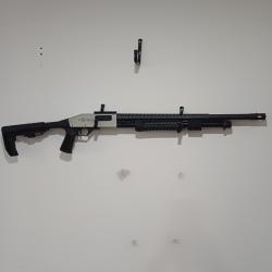 Fusil a pompe ROSSI SR-12 CHROME Tactical crosse fixe non r&eacute;glable