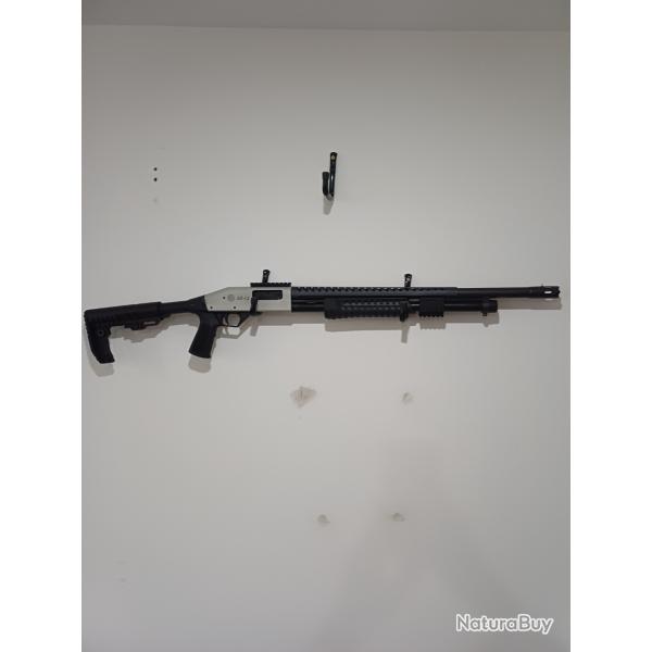 Fusil a pompe ROSSI SR-12 CHROME Tactical crosse fixe non r�glable