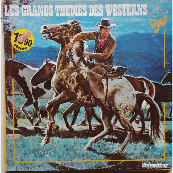 Disque vinyle 33t les grands th�mes des westerns