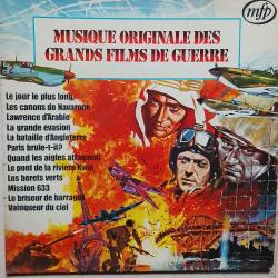 Disque vinyle 33t musique originale des grands films de guerre