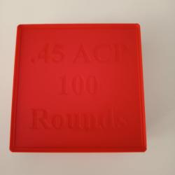 Boite pour munition 45 ACP 100 balles