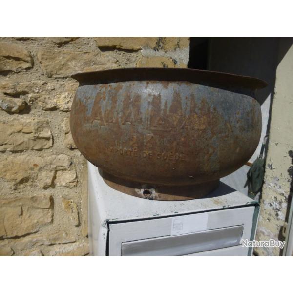 ancien r�cipient alpha laval N� 23 Su�de en fer blanc