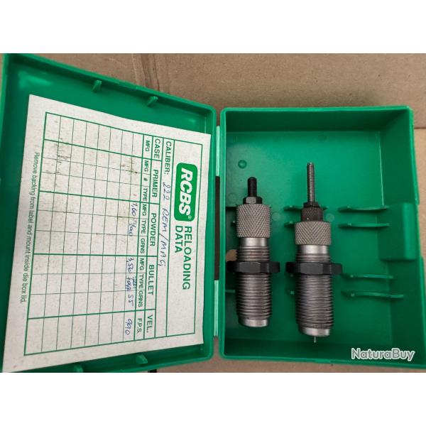Jeux d'outils 222 Rem mag