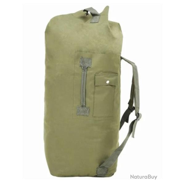 Sac sport militaire tissu oxford vert olive 85 L r�sistant grande capacit�