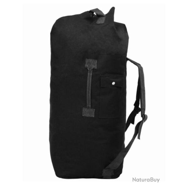 Sac sport militaire tissu oxford Noir 85 L r�sistant grande capacit�