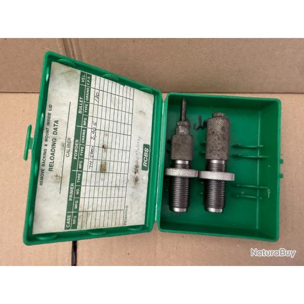 Rare jeu d'outils RCBS calibre 8 x 56 R Mannlicher