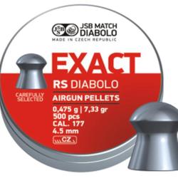 Bo&icirc;te de 500 plombs JSB Diabolo Exact RS - Cal. 4.5