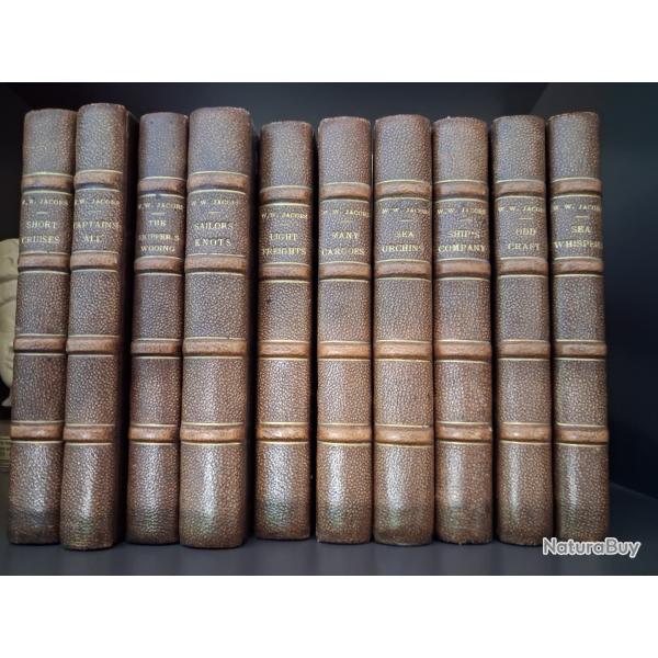 Lot de 10 livres anciens en anglais  "Collection of British authors" Tauchnitz Editions