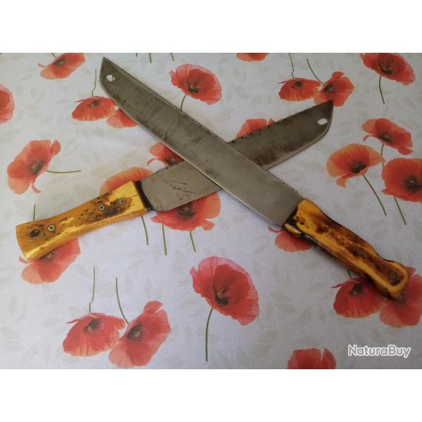 vend lot de deux machettes scie occasion,