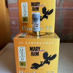 3 bo&icirc;tes MARY ARM PANTHER 33 Cal.12 plomb 8 1/2