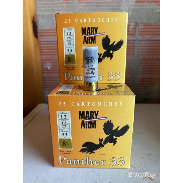 3 bo�tes MARY ARM PANTHER 33 Cal.12 plomb 8 1/2