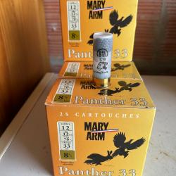 4 bo&icirc;tes MARY ARM PANTHER 33 cal.12 plomb 8 1/2