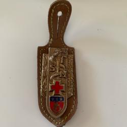 l'insigne de la 1&egrave;re Section d'Infirmiers Militaires (1&egrave;re SIM)