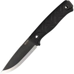 Couteau de Survie SRM Bushcut Lame Acier 14C28N Drop Point Manche G10 Noir Etui Kydex SRM702TBG