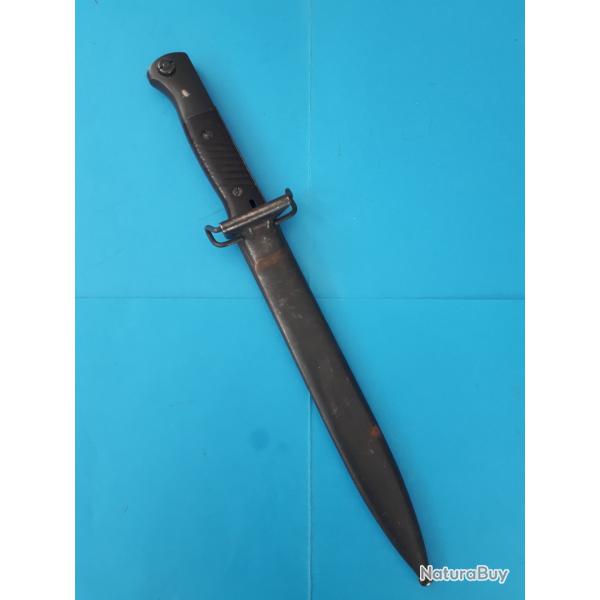 BAIONNETTE ALLEMANDE mod�le 84/98 modifi� par la marine Danoise