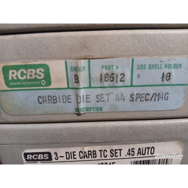 Jeu d'outils 44 mag carbure