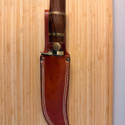 Couteau de chasse Anton Wingen Jr Solingen "Golden Westen" 4082 - Vintage