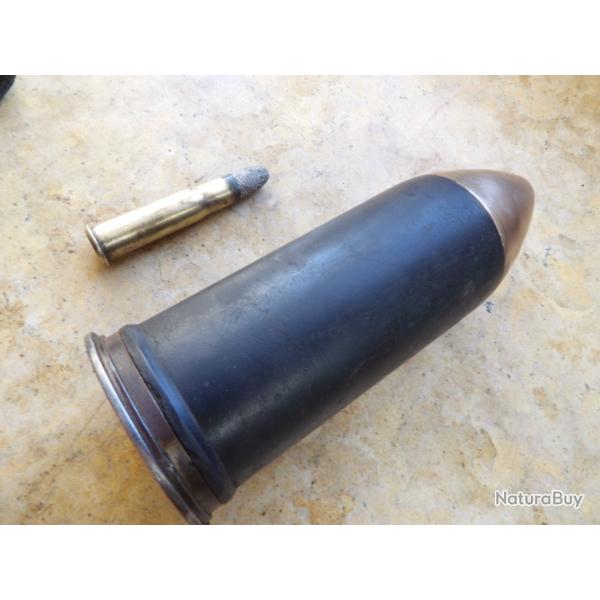 Gras 11mm obus r�ducteur instruction tir r�duit Hotchkiss ancre grenade canon marine 57 mm 14 18 ww1