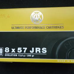Lot de 36 cartouches 8X57 JRS  RWS/WINCH.