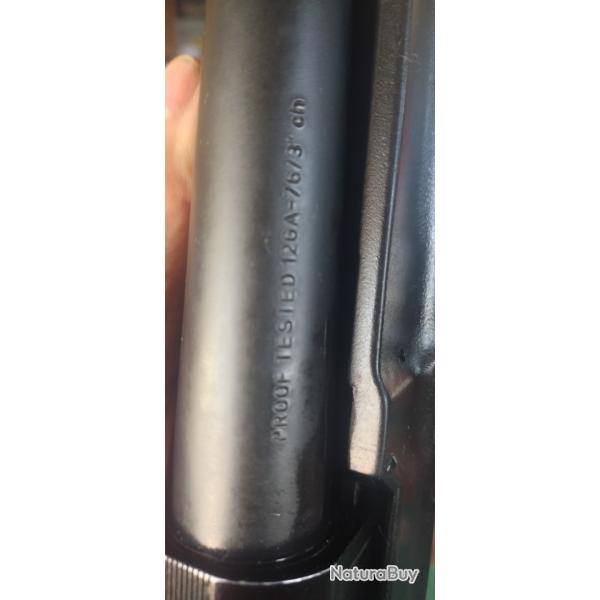 Fusil � pompe de marque HATSAN EXCORT canon ray� de 61 cm crosse synth�tique arme en tr�s bon �tat