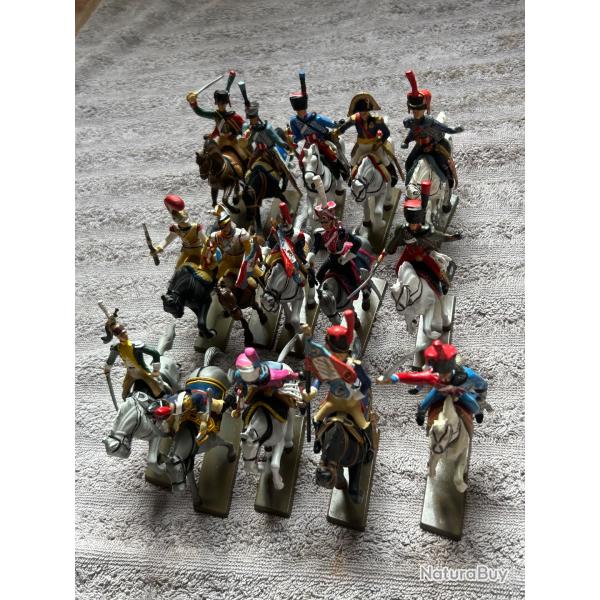 Lot de figurines soldats de plombs Starlux - Cavaliers de Napol�on 1er empire