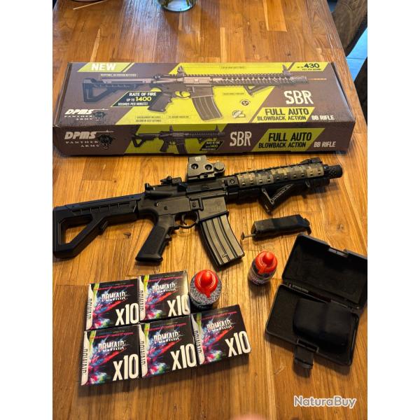 Crosman dpms sbr full auto 4,5mm 3,5 joules
