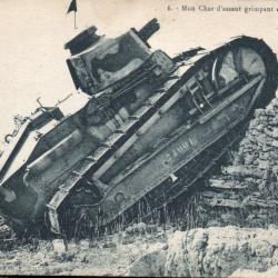 Carte Postale Char d'assaut.- N&deg;8273
