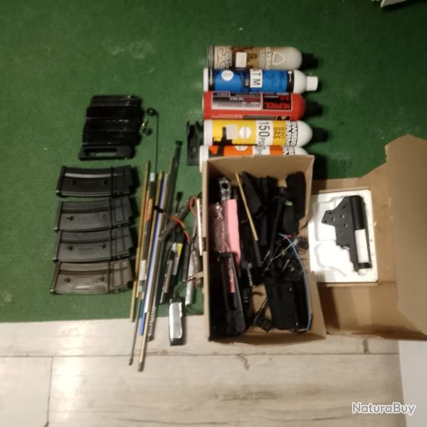 Lot pi�ces d�tach�es airsoft