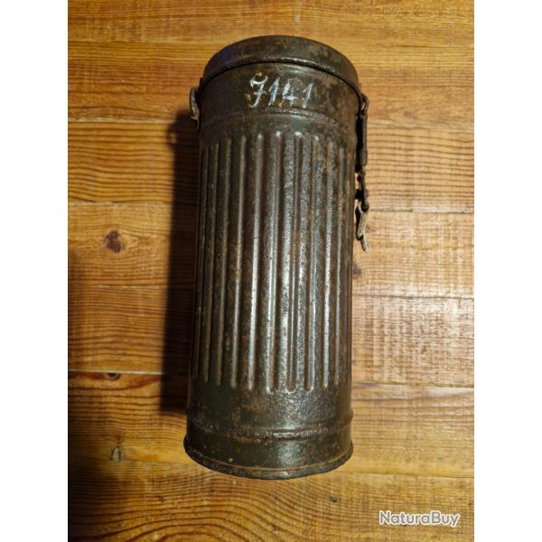 Boitier masque a gaz allemand ww2