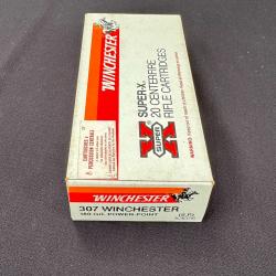 1 boite de cartouche avec 10 cartouches calibre 307 de marque Winchester