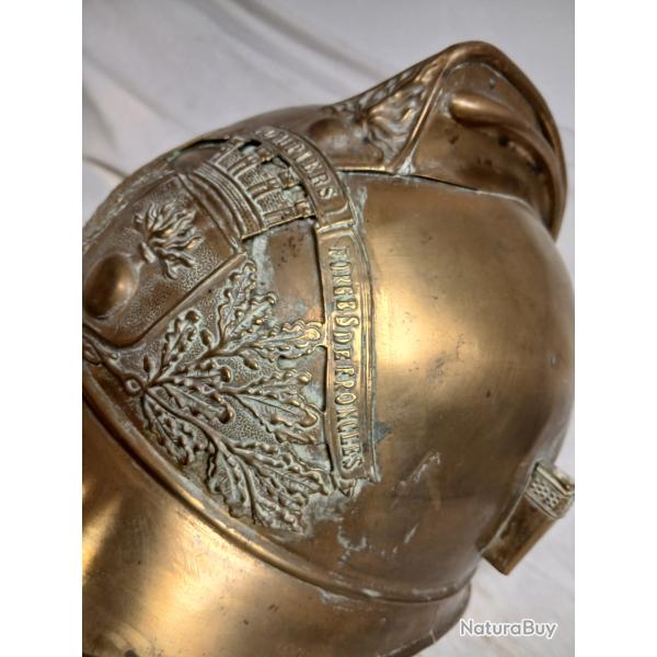ancien casque de sapeur pompier