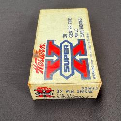 1 boite de cartouche avec 19 cartouches calibre 32Win sp&eacute;cial de marque Western