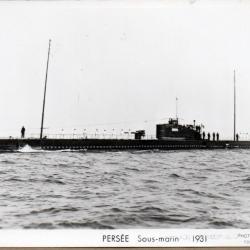 Carte Postale Sous-marin Pers&eacute;e 1931 - N&deg;8277
