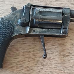 Superbe et rare revolver Velodog No&euml;l Ledent 6 coups cal. 6 mm - fin XIX&egrave;me