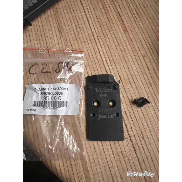 Platine CZ shadow RMR / Holosun