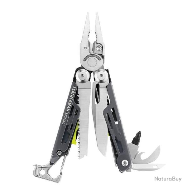 Pince Outil Leatherman USA Signal en Boite Gris