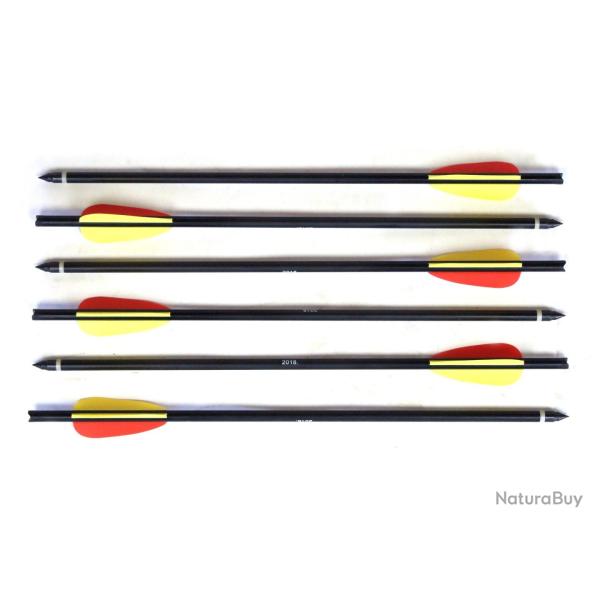 Pack De 6 Carreaux Alu Noires 14"